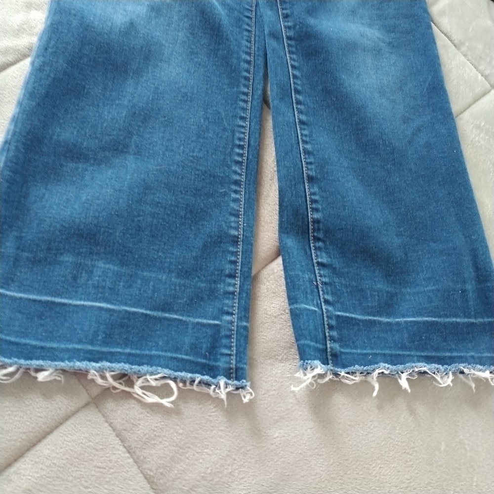 NYDJ Marilyn Straight Lift & Tuck Raw Hem Jeans 14P - Picture 13 of 13